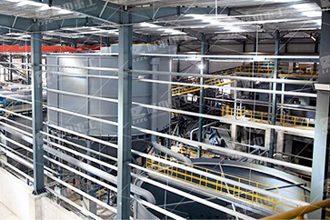 江蘇時(shí)產(chǎn)500噸環(huán)保智能洗砂零排放現(xiàn)場